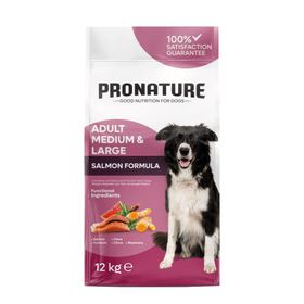 Pronature Derma Shine Somonlu ve Pirinçli 12 kg Orta ve Büyük Irk Yetişkin Kuru Köpek Maması