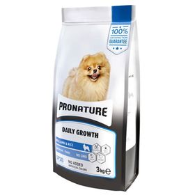 Pronature Küçük Irk Kuzu Etli ve Pirinçli Yavru 3 kg Köpek Maması