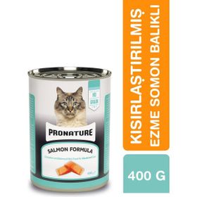 Pronature Neutered Ezme Somon Balıklı 400 gr Tahılsız Kısırlaştırılmış Yaş Kedi Maması