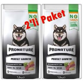 Pronature Perfect Growth Tahılsız Kuzu Etli Patatesli ve Enginarlı 2x1.5 kg Yavru Köpek Maması