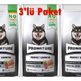 Pronature Perfect Growth Tahılsız Kuzu Etli Patatesli ve Enginarlı 3x1.5 kg Yavru Köpek Maması