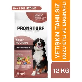 Pronature Perfect Maintenance Kuzu Etli Patatesli ve Enginarlı 10 kg + 2 kg Hediye Tahılsız Yetişkin Kuru Köpek Maması