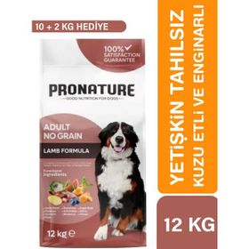 Pronature Perfect Maintenance Kuzu Etli Patatesli ve Enginarlı 10 kg + 2 kg Hediye Tahılsız Yetişkin Kuru Köpek Maması