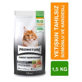 Pronature Perfect Maintenance Somonlu Enginarlı 1.5 kg Tahılsız Yetişkin Kuru Kedi Maması