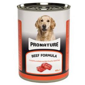 Pronature Sığır 400 gr Etli Yetişkin Köpek Konservesi