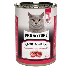 Pronature Tahılsız Kuzu Etli Ezme Konserve Yetişkin 400 gr Kedi Maması