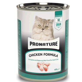 Pronature Tahılsız Tavuklu Ezme Yetişkin Konserve 400 gr Kedi Maması