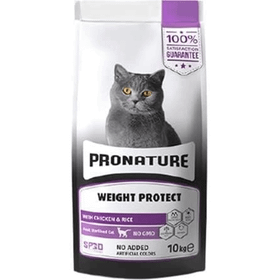 Pronature Weight Protect 10 kg Tavuklu ve Pirinçli Kuru Kedi Maması