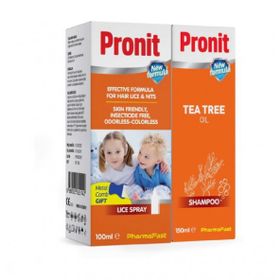 Pronit Bit Spreyi 100 ml + Şampuan 150 ml + Çelik Tarak