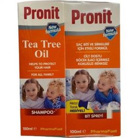 Pronit Bit Spreyi 100 ml + Şampuan 150 ml + Çelik Tarak