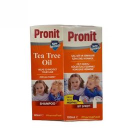 Pronit Bit Spreyi 100 ml + Şampuan 150 ml + Çelik Tarak