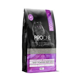 Proone 10 kg Hypoallergenic Bebek Pudrası Kokulu İnce Taneli Sodyum Bentonit Kedi Kumu