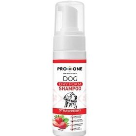 ProOne Çilek Aromalı Köpeklerler İçin 200 ml Kuru Köpük Şampuanı