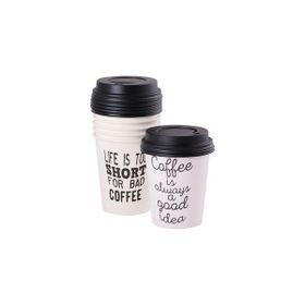 Propack To Go 6'lı 350 ml Bardak ve Kapak Seti