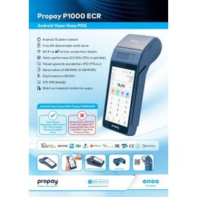 Propay P1000 ECR 4G Android Yazar Kasa POS