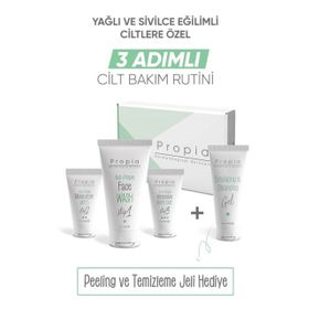 Propia Sivilce Karşıtı 3 Adımlı Bakım Seti + Peeling