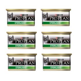 Proplan 6x85 gr Sterilised Ton ve Somonlu Kısırlaştırılmış Kedi Konservesi