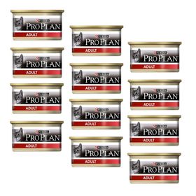 Proplan 85 gr x 12 Adet Adult Tavuk Etli Kedi Konservesi