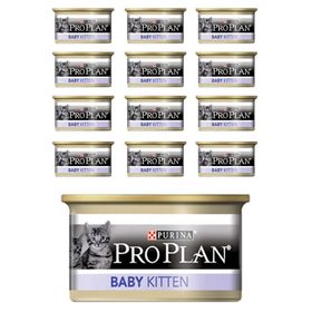 Proplan Baby Kitten Tavuklu 12x85 gr Yavru Kedi Konservesi