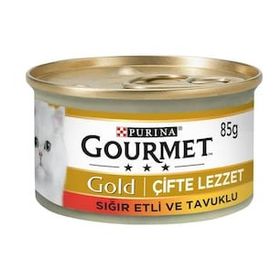 Proplan Gourmet Gold Sığır Etli Tavuklu 85 gr Kedi Konservesi