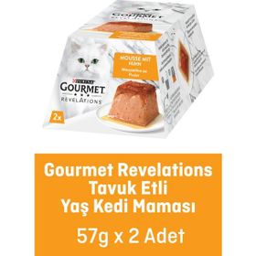 Proplan Gourmet Revelations Tavuklu 2x57 gr Kedi Konservesi