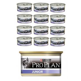 Proplan Junior Tavuklu Yavru Kedi 85 gr 12'Li Konserve Kedi Maması