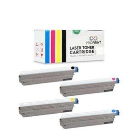 Proprint Oki MC760 MC760DNFAX Cmyk Muadil Toner Set