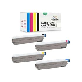 Proprint Oki MC760 MC770DNFAX Cmyk Muadil Toner Set