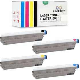 Proprint Oki MC760 MC780DNFAX Cmyk Muadil Toner Set