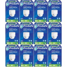 Prosafe 12 Paket 30'lu Orta-Medium Emici Külot Hasta Bezi