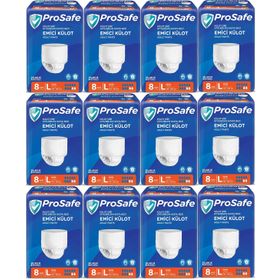 Prosafe 12 Paket 8'li Büyük-Large Emici Külot Hasta Bezi