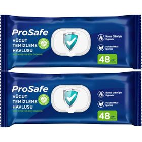 Prosafe 2x96 Yaprak Hasta Vücut Temizleme Havlusu