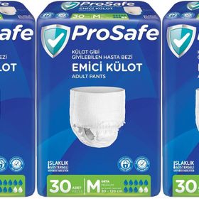 Prosafe 3 Paket 30'lu Orta-Medium Emici Külot Hasta Bezi