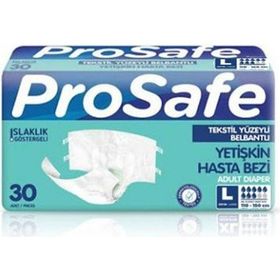 Prosafe 30'lu 4 Paket Belbantlı Large Hasta Bezi
