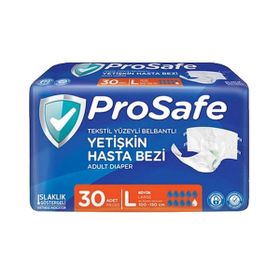 Prosafe 30'lu 4 Paket Belbantlı Large Hasta Bezi