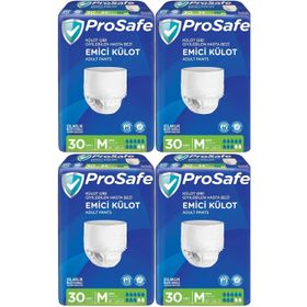 Prosafe 4 Paket 30'lu Orta-Medium Emici Külot Hasta Bezi