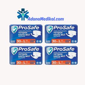 Prosafe 4x30 Büyük Boy Belbantlı Yetişkin Hasta Bezi