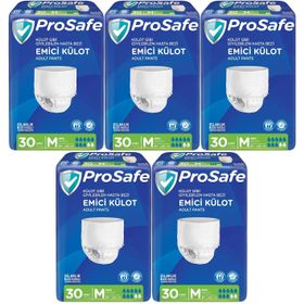 Prosafe 5 Paket 30'lu Orta-Medium Emici Külot Hasta Bezi