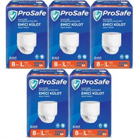 Prosafe 5 Paket 8'li Büyük-Large Emici Külot Hasta Bezi
