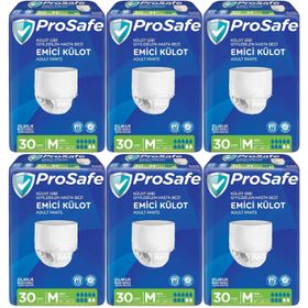 Prosafe 6 Paket 30'lu Orta-Medium Emici Külot Hasta Bezi