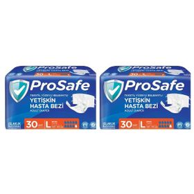 Prosafe 60'lı 30x2 L Belbantlı Yetişkin Hasta Bezi