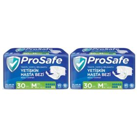 Prosafe 60'lı 30x2 M Belbantlı Yetişkin Hasta Bezi