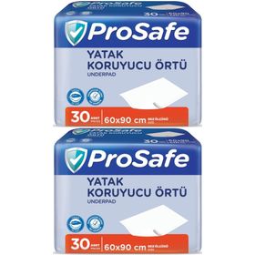 Prosafe 60x90 cm 2 Paket 30'lu Hasta Alt Açma Yatak Koruyucu Örtü