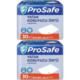 Prosafe 60x90 cm 2 Paket 30'lu Hasta Alt Açma Yatak Koruyucu Örtü