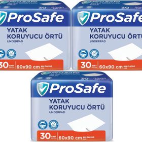 Prosafe 60x90 cm 3 Paket 30'lu Hasta Alt Açma Yatak Koruyucu Örtü