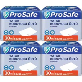 Prosafe 60x90 cm 4 Paket 30'lu Hasta Alt Açma Yatak Koruyucu Örtü