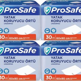 Prosafe 60x90 cm 4 Paket 30'lu Hasta Alt Açma Yatak Koruyucu Örtü