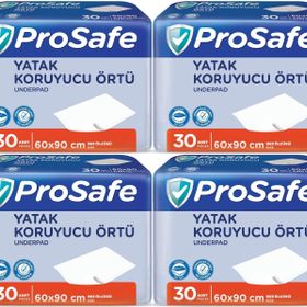 Prosafe 60x90 cm 4 Paket 30'lu Hasta Alt Açma Yatak Koruyucu Örtü