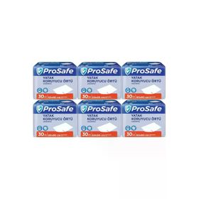 Prosafe 60x90 cm 6 Paket 30'lu Hasta Alt Açma Yatak Koruyucu Örtü