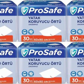 Prosafe 60x90 cm 6 Paket 30'lu Hasta Alt Açma Yatak Koruyucu Örtü